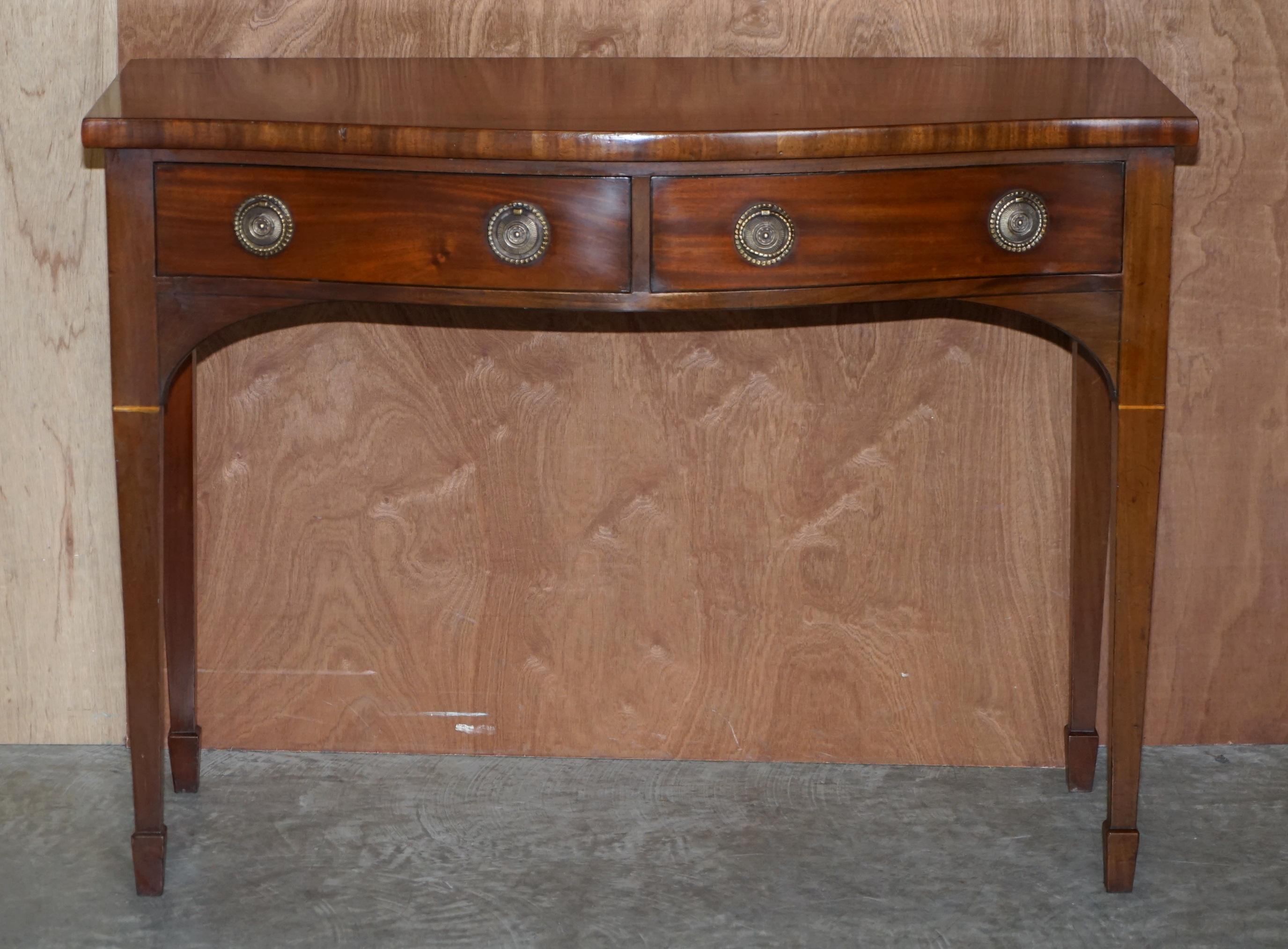 We are delighted to offer for sale this stunning extremely rare pair of original, fully restored, early Victorian Mahogany Howard & Son’s Berners Street large console tables with twin drawers in the Georgian taste.

This is a very interesting