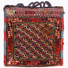 Antique Pair of Geometric Design Bags - Late 19th Century