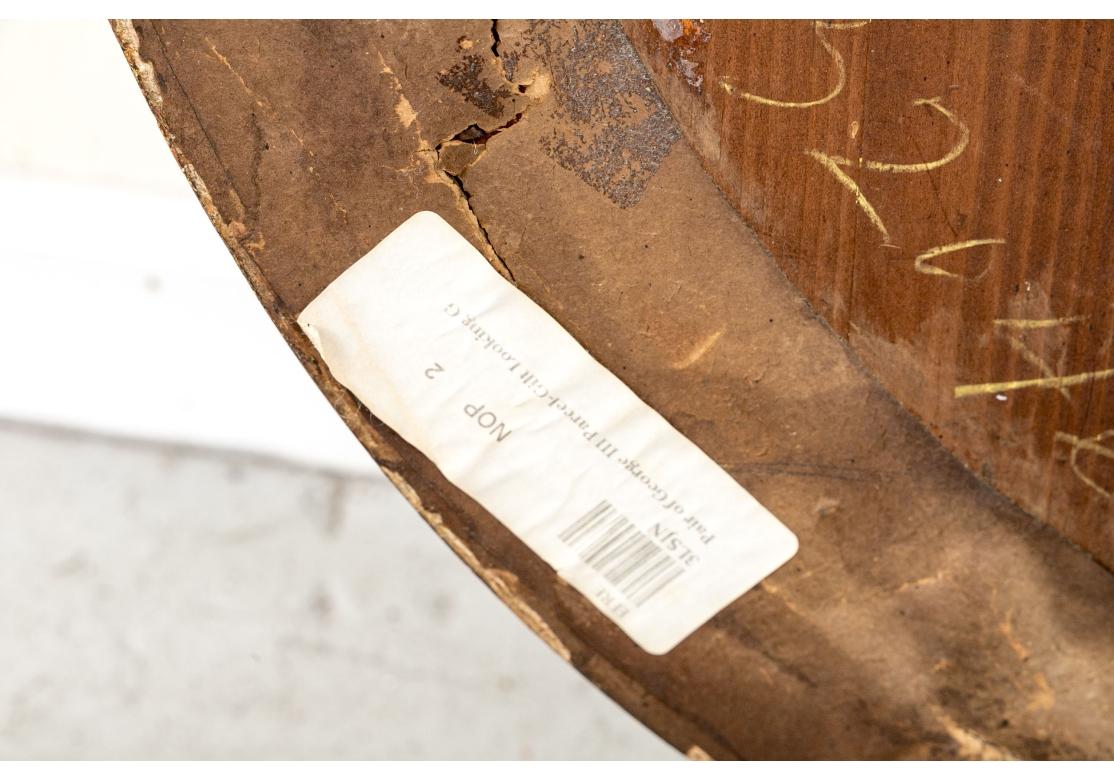 Par De Espejos Antiguos De Madera Dorada Jorge III - Proyecto De Restauración en venta 3