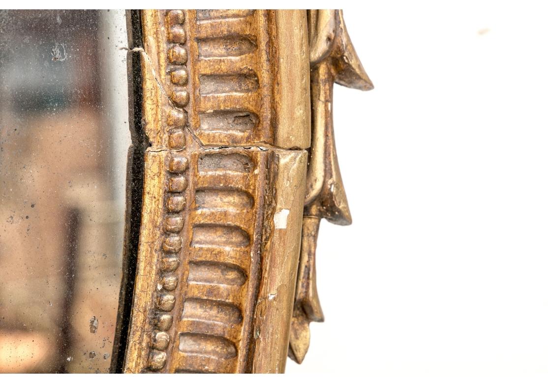 Par De Espejos Antiguos De Madera Dorada Jorge III - Proyecto De Restauración en venta 8