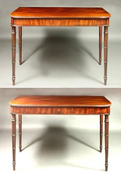 Antique Pair of Georgian Mahogany Serving Tables