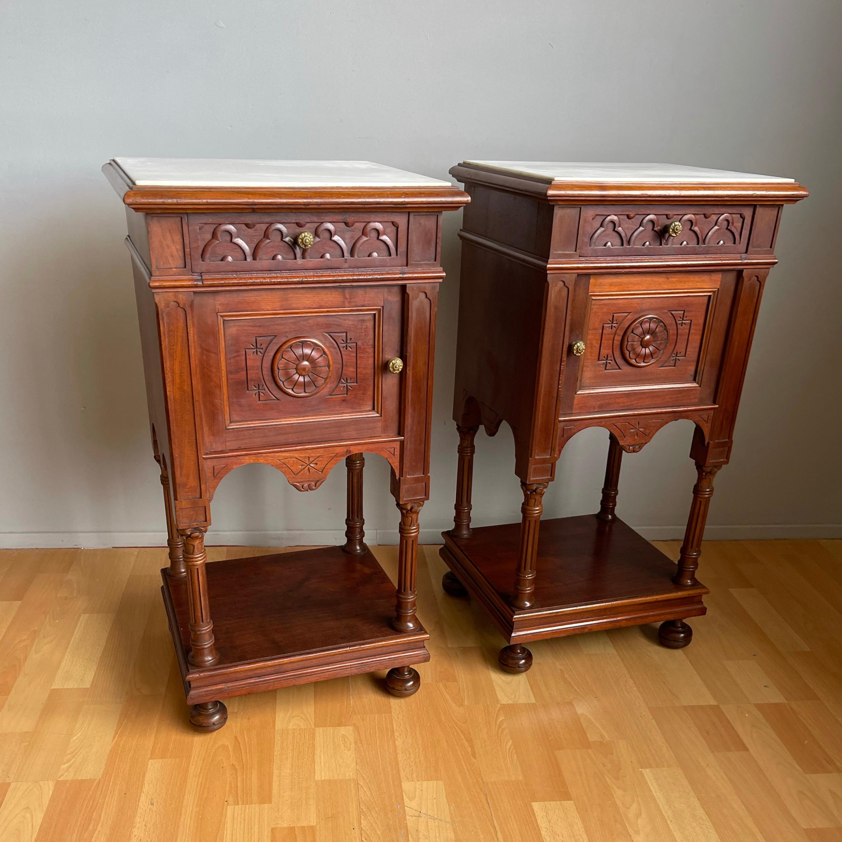 gothic bedside table