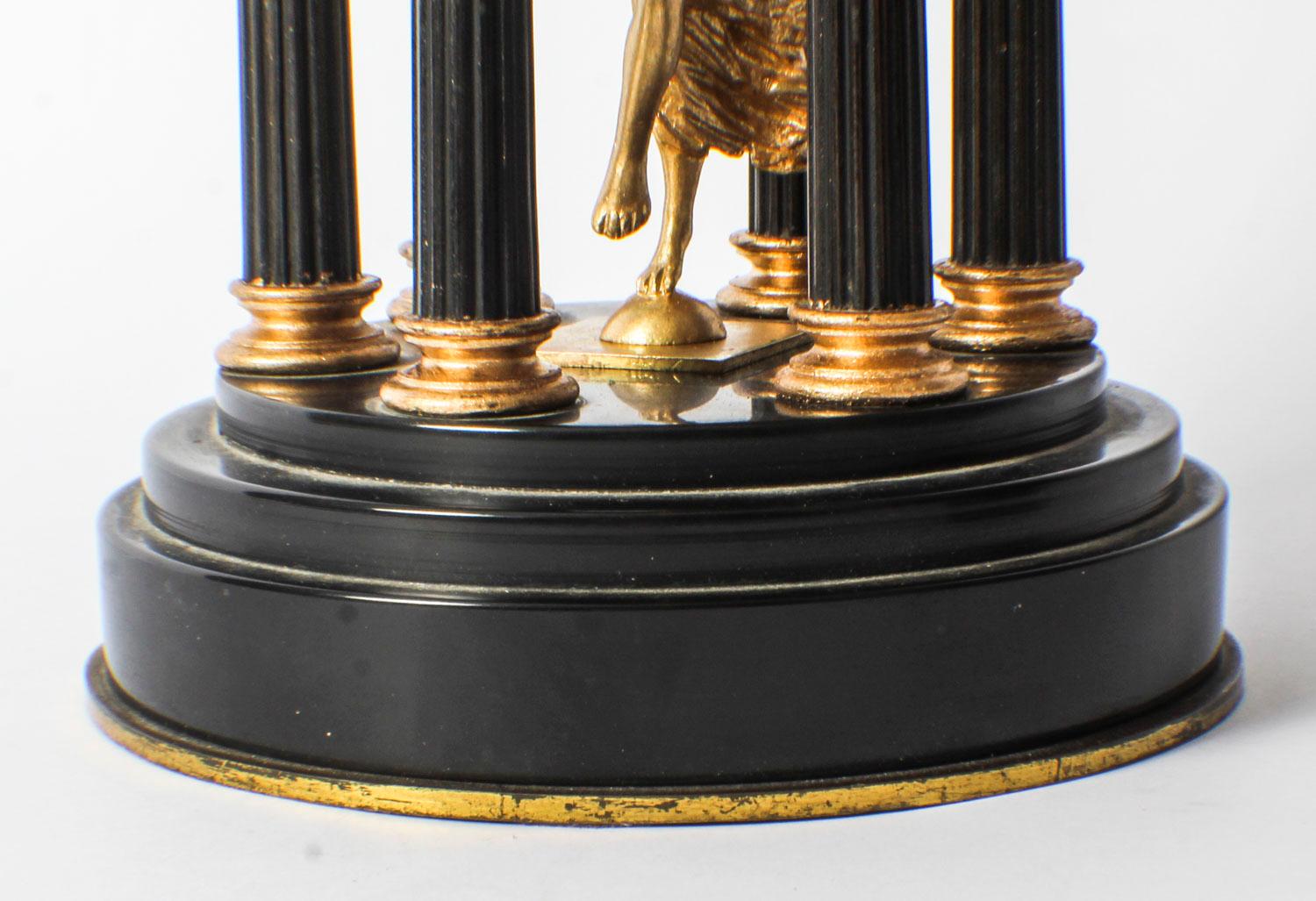 Antique Pair of Grand Tour Marble & Ormolu Colonnade Temple Models, 19th Century 6