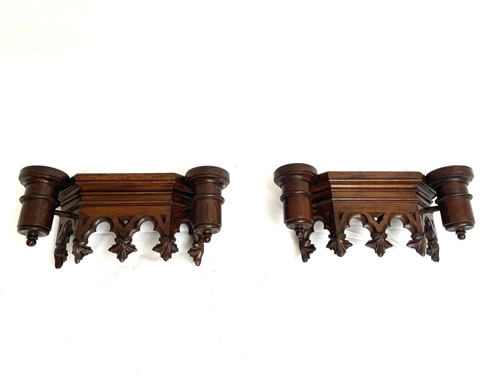 gothic shelf brackets