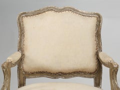 Antique Pair of Italian Armchairs in Original Paint