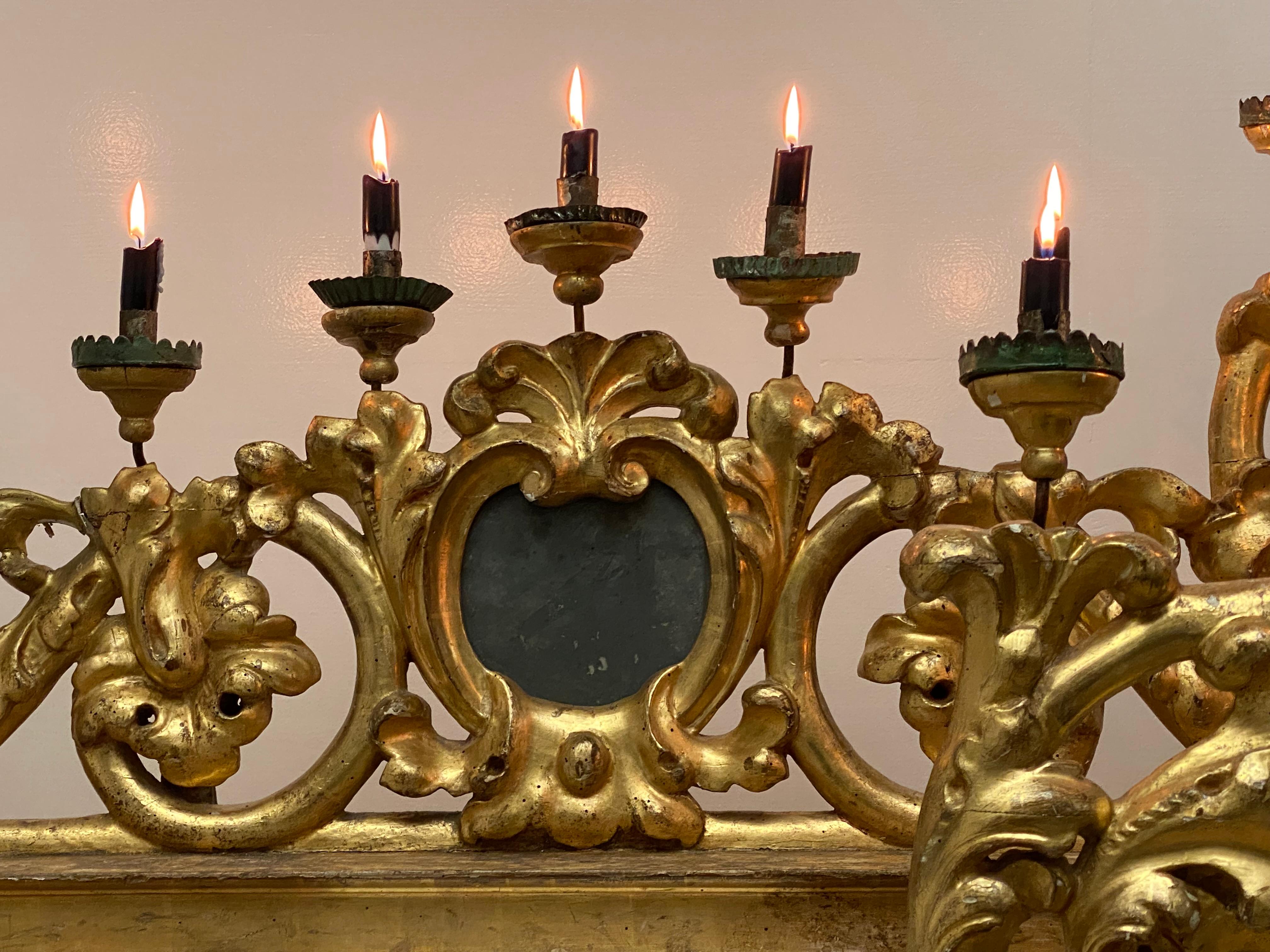 Fruitiers Paire de lustres italiens anciens en vente