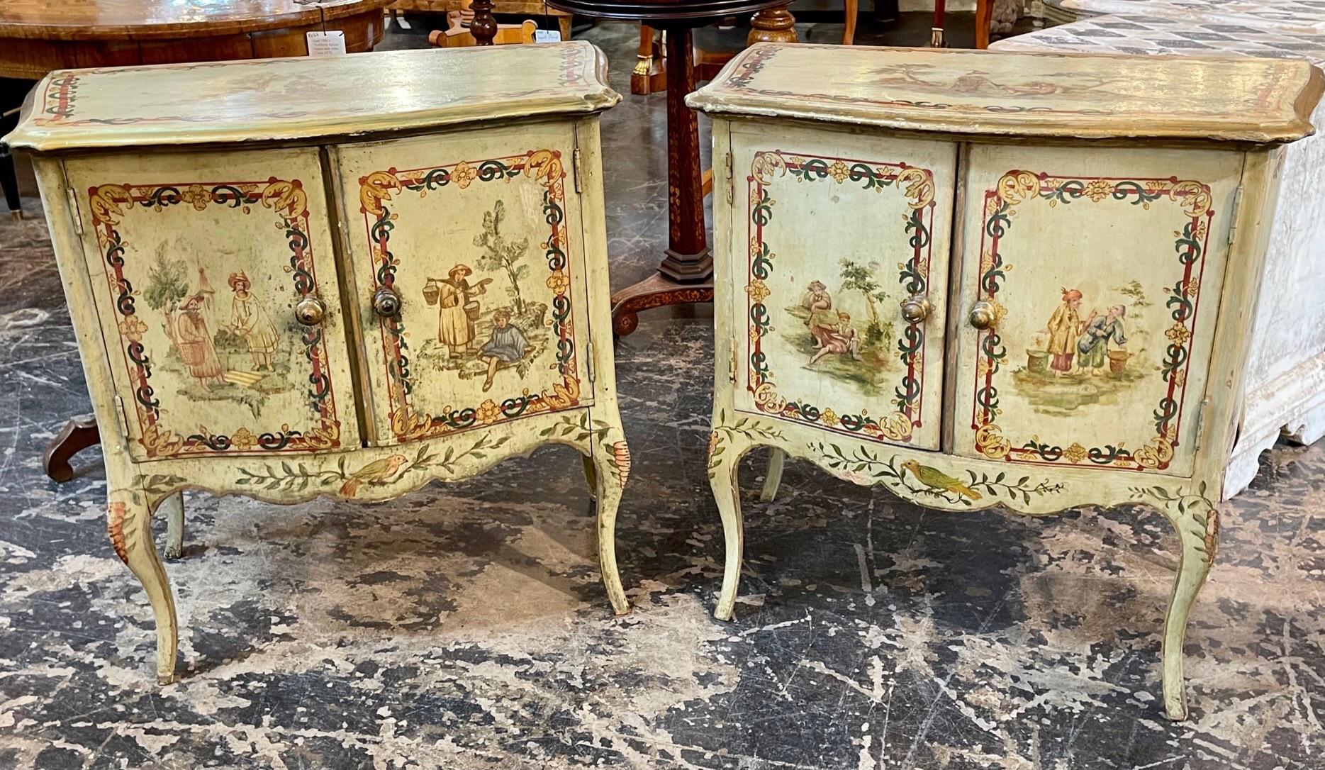 chinoiserie bedside table
