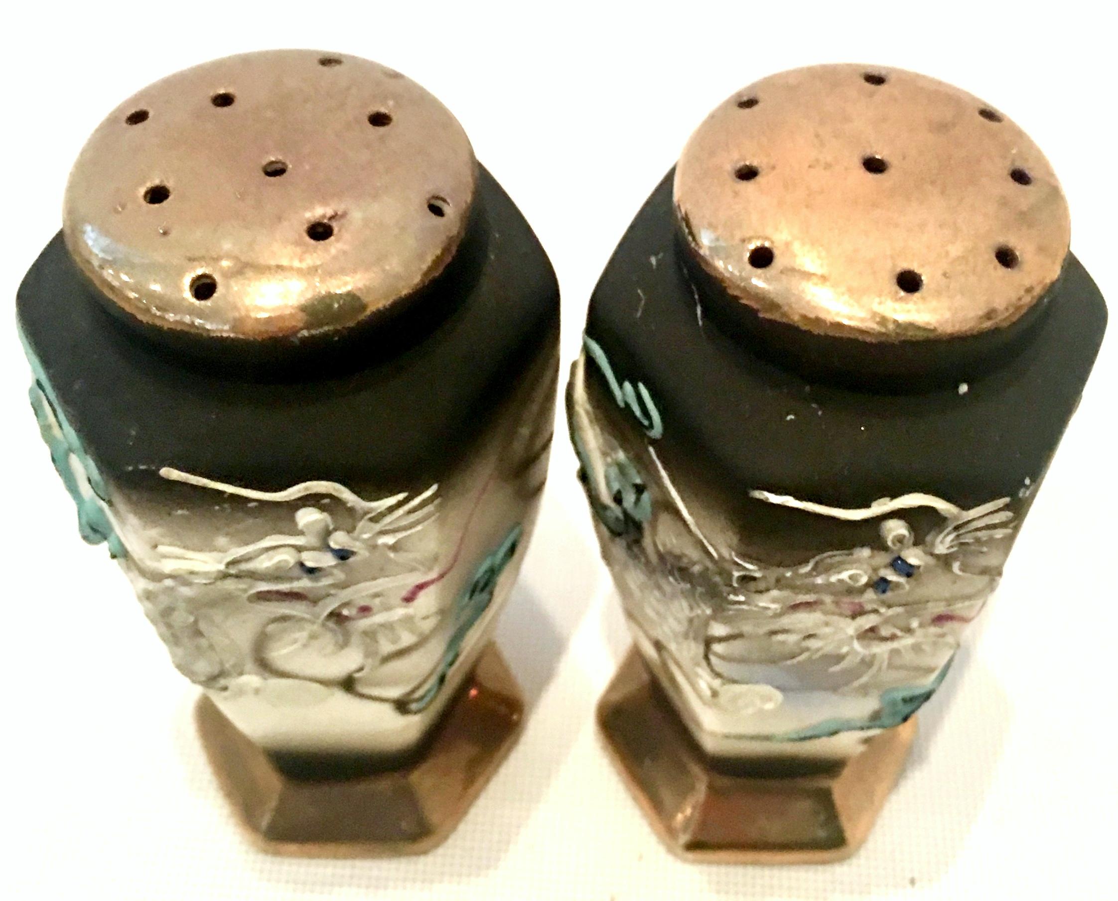 hand painted japanese salt and pepper shakers