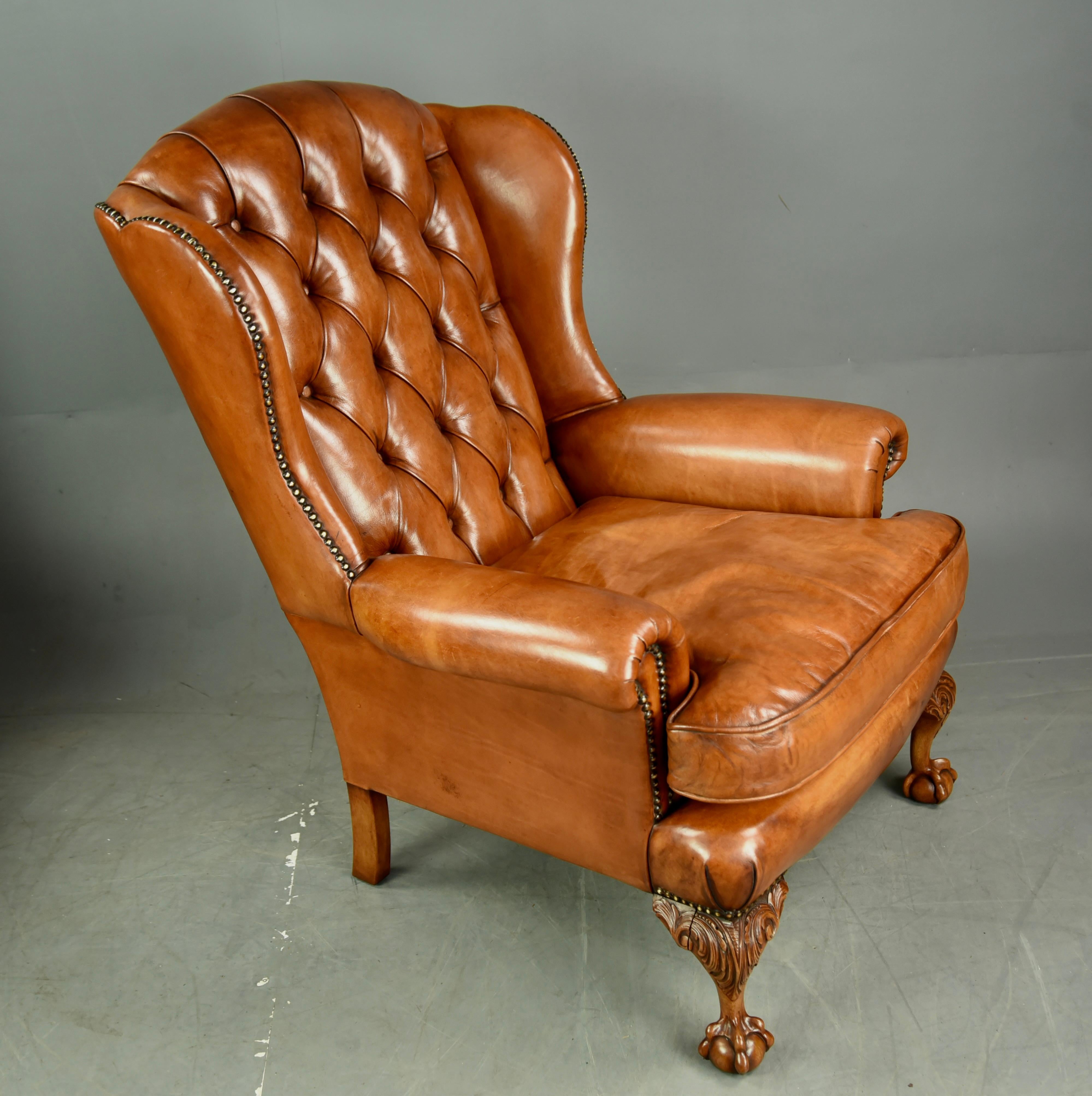 antique leather chairs for sale