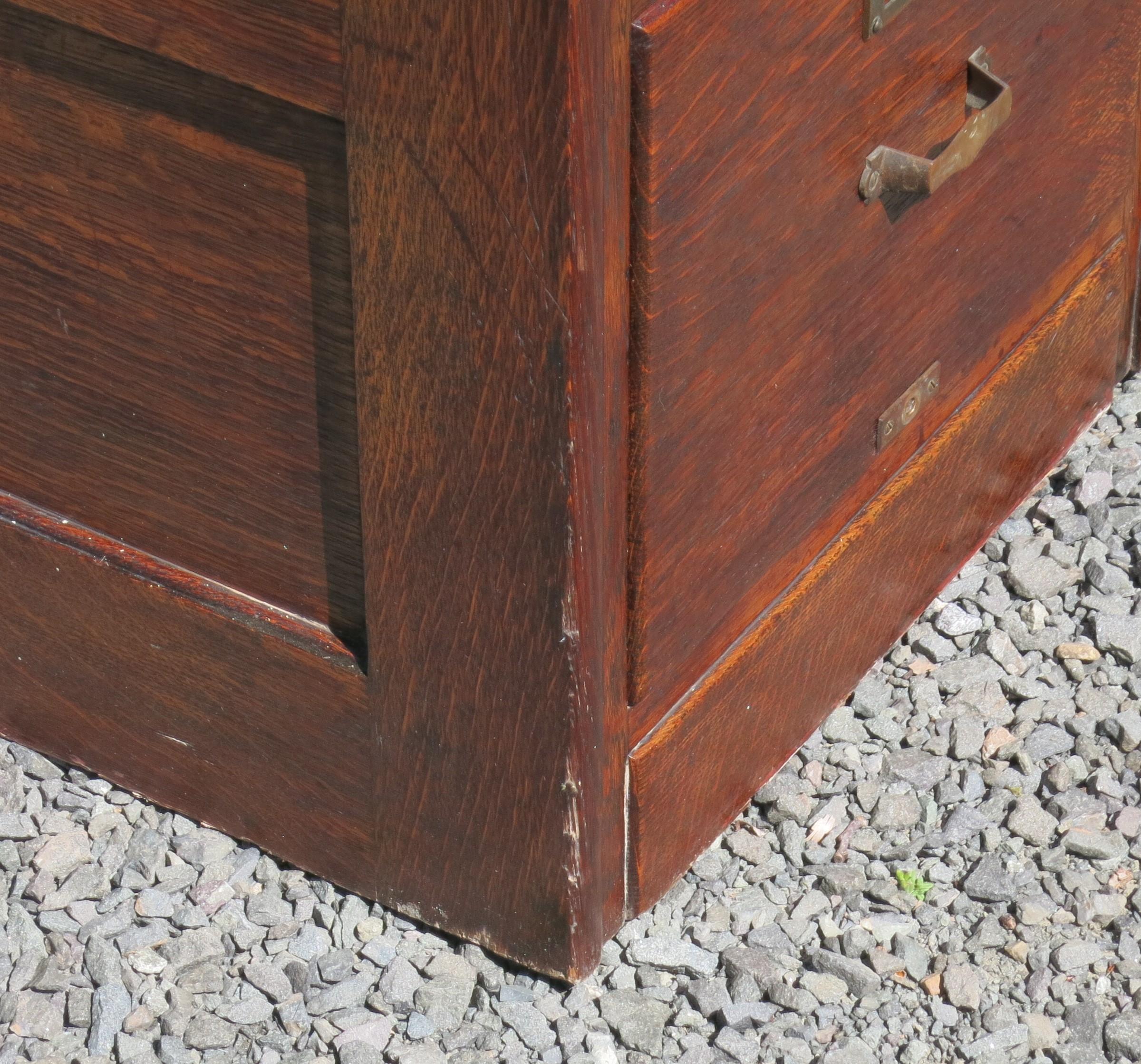 American Antique pair of Library Bureau Sole Makers File Cabinets