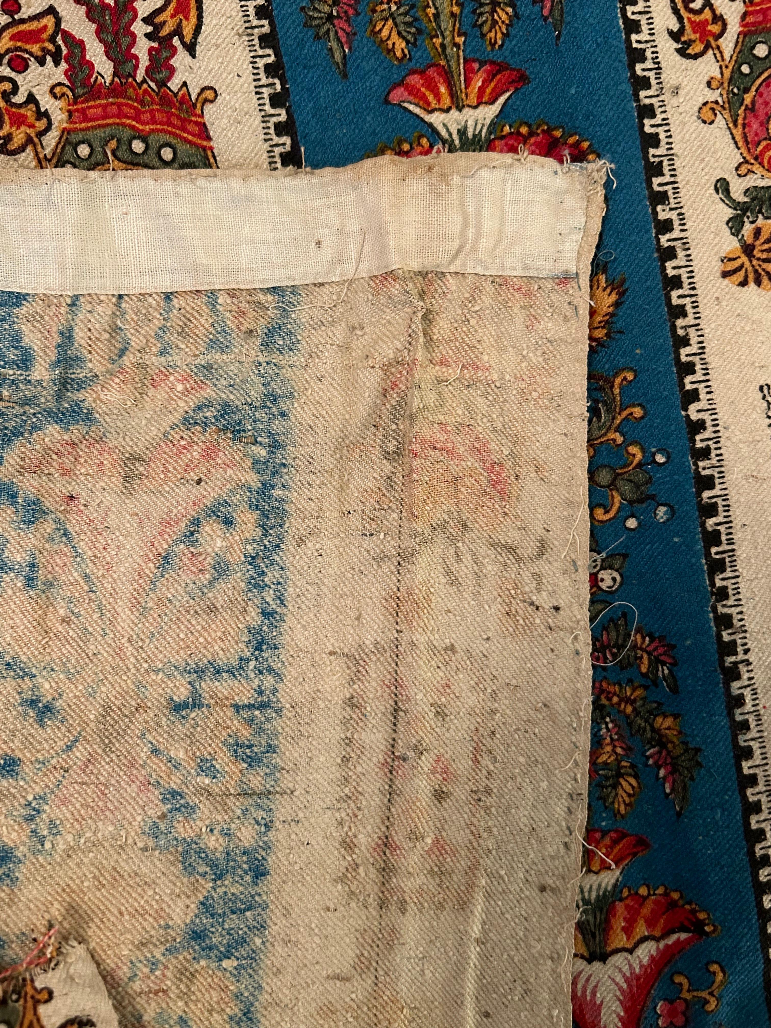 Antikes Paar Textilien von Napoleon III. Bourette de Soie, Frankreich, 19. Jahrhundert im Angebot 1