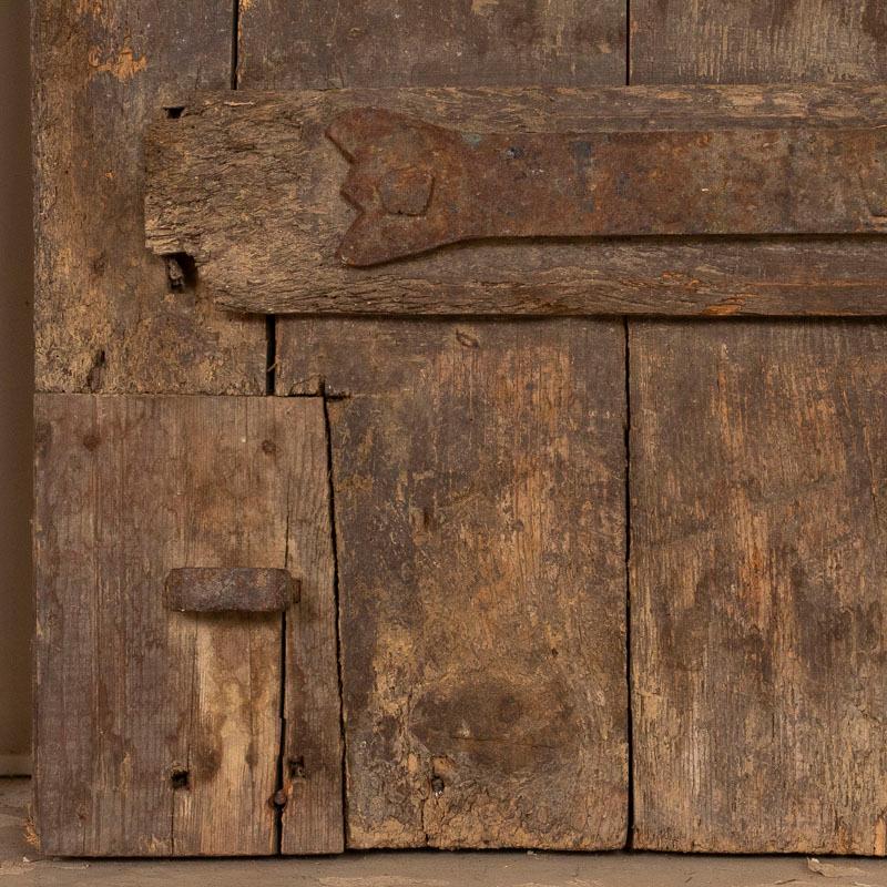 Wood Antique Pair of Old Swedish Doors, Great to Use as Interior Sliding Doors