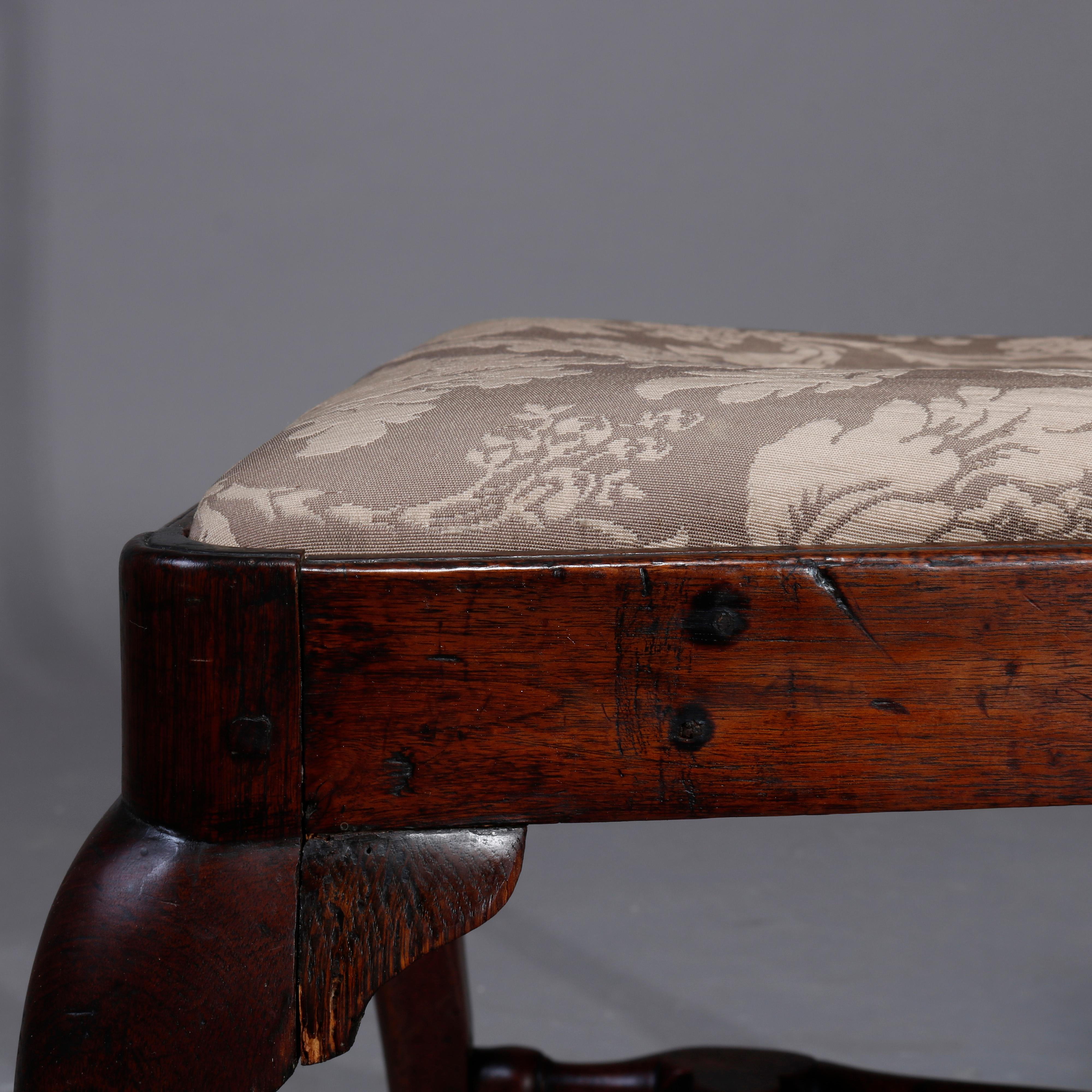 Ancienne paire de chaises d'appoint Queen Anne de Nouvelle-Angleterre en acajou sculpté, vers 1760 en vente 9