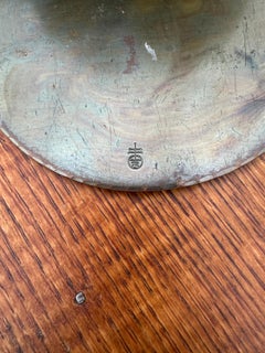 Antique Pair of ROYCROFT Hammered Copper Bookends -  stickley era  W8077    SALE