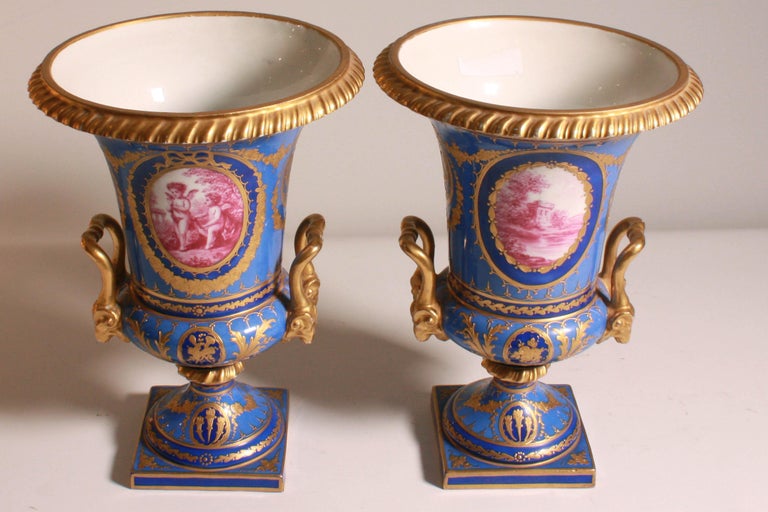 Antique Pair of Sèvres Vase French, 1772 For Sale at 1stDibs