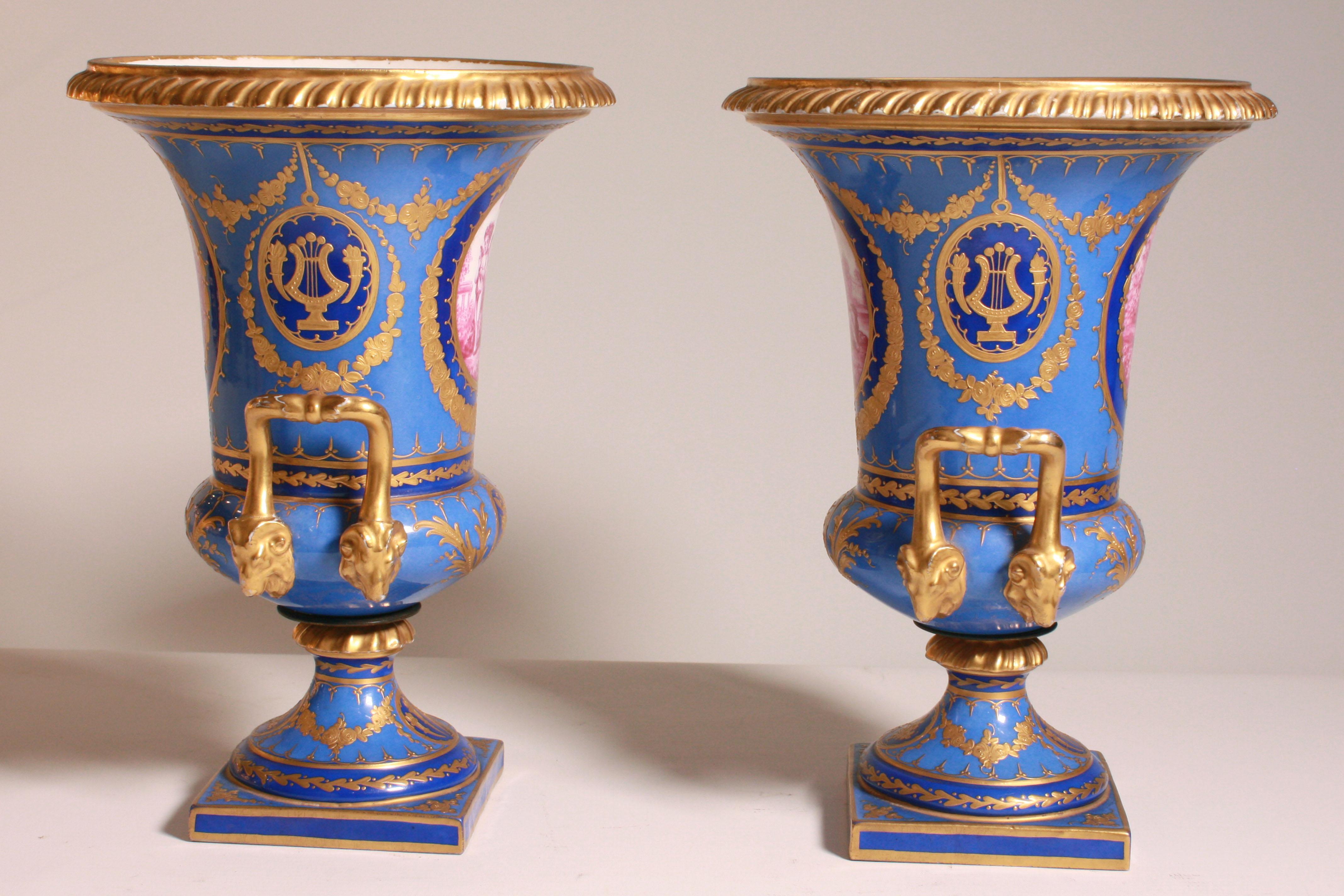 Antique Pair of Sèvres Vase French, 1772 For Sale at 1stDibs