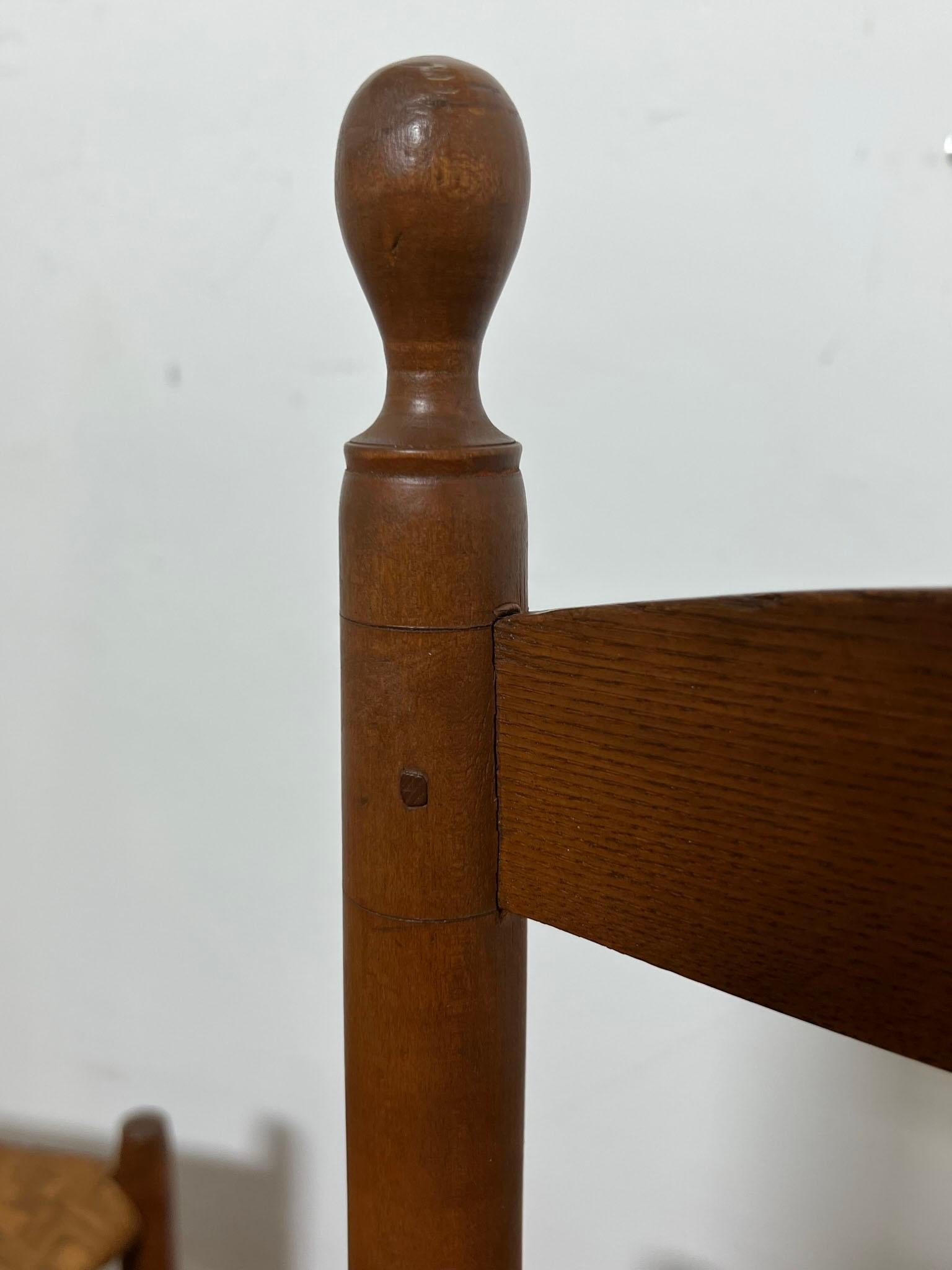 Antique Pair of Shaker Chairs from the Enfield Community, Circa Mid 1800s 4