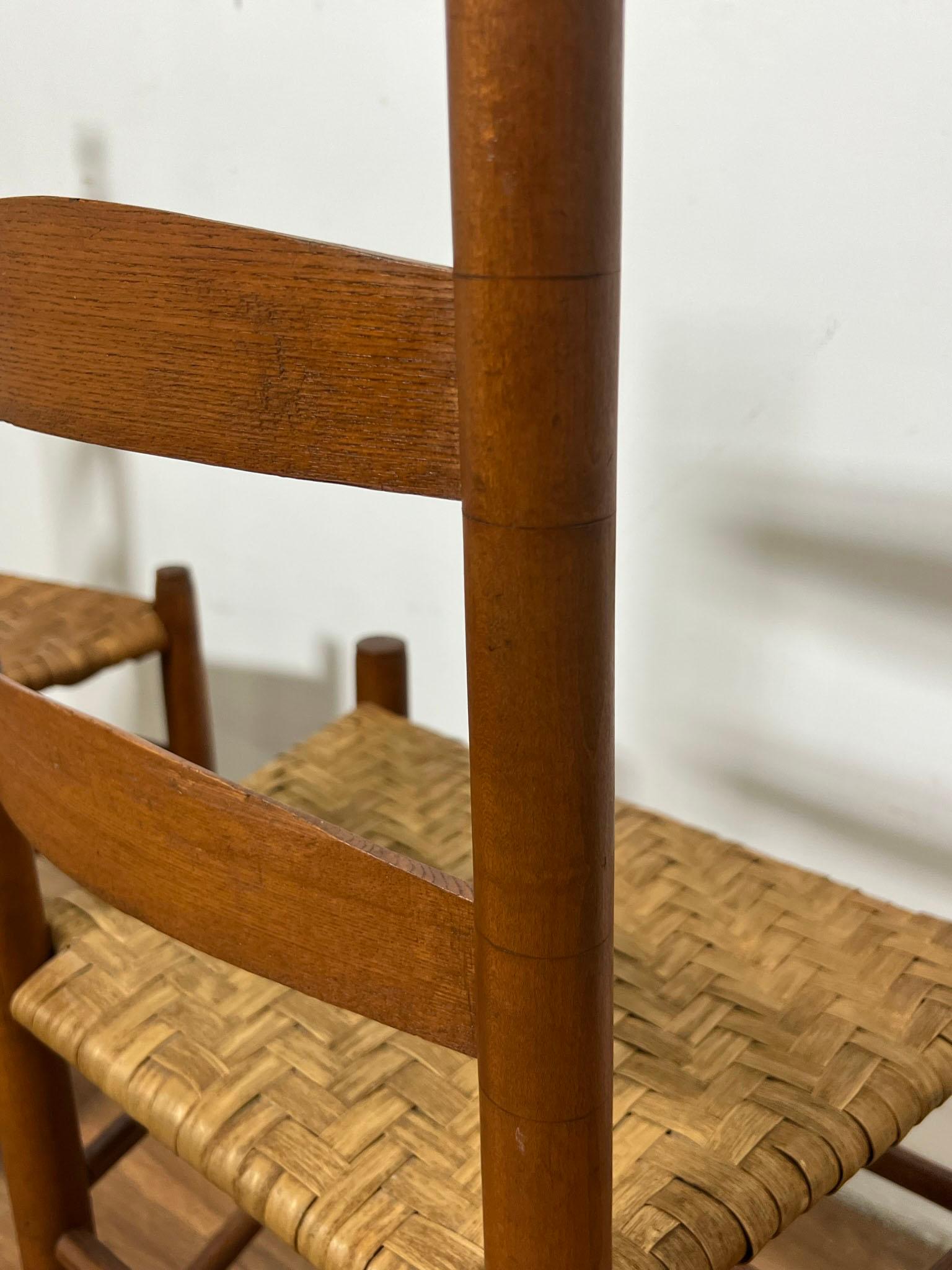 Antique Pair of Shaker Chairs from the Enfield Community, Circa Mid 1800s 5