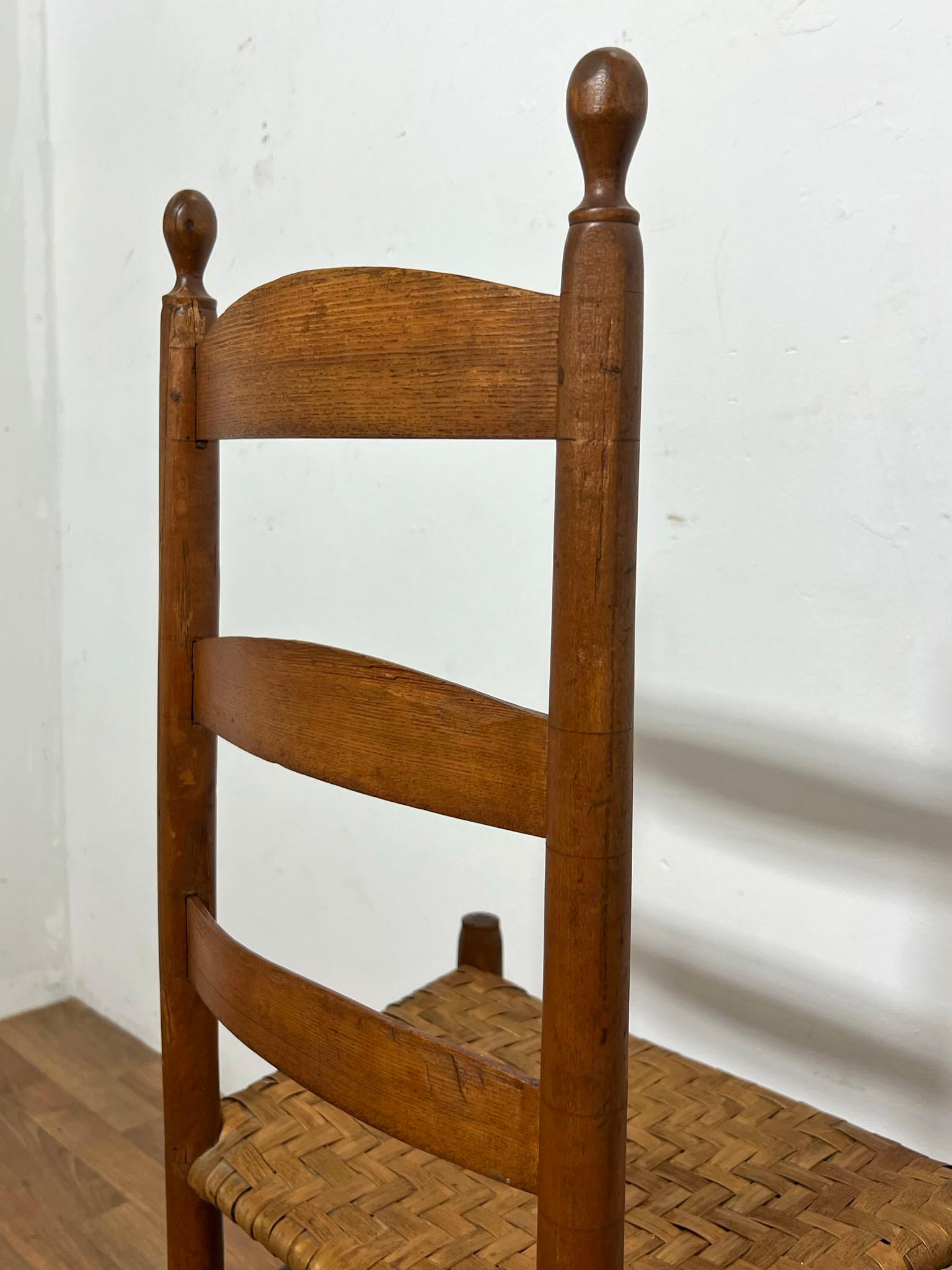 Antique Pair of Shaker Chairs from the Enfield Community, Circa Mid 1800s 7