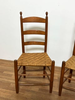 Antique Pair of Shaker Chairs from the Enfield Community, Circa Mid 1800s