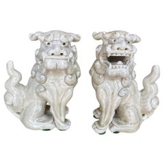 Antique Pair of Shi Shi Foo Dogs