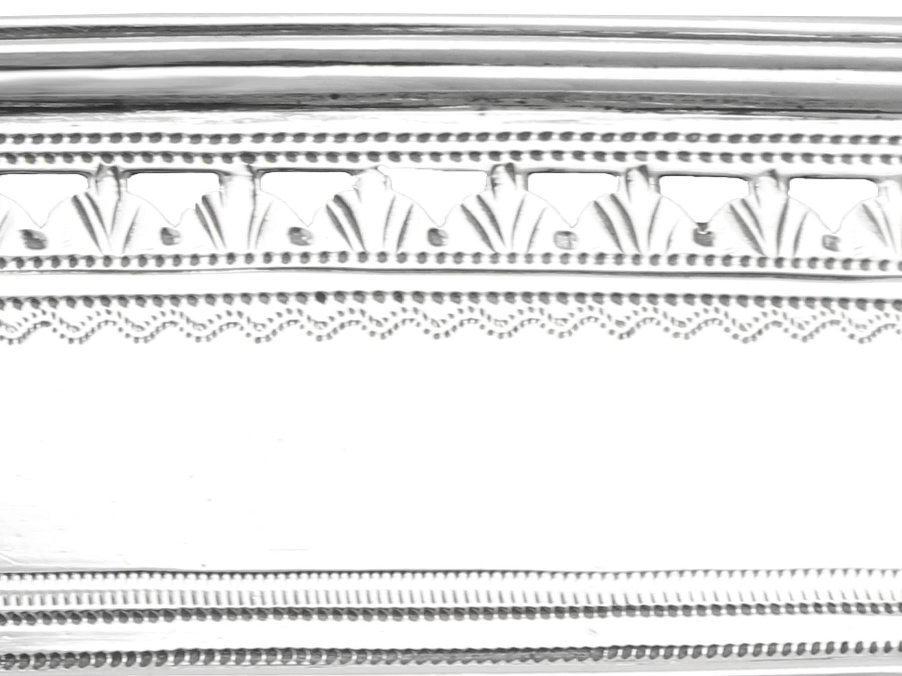 Antiguo par de posavasos de plata de ley de Joseph Scammell Silver en venta