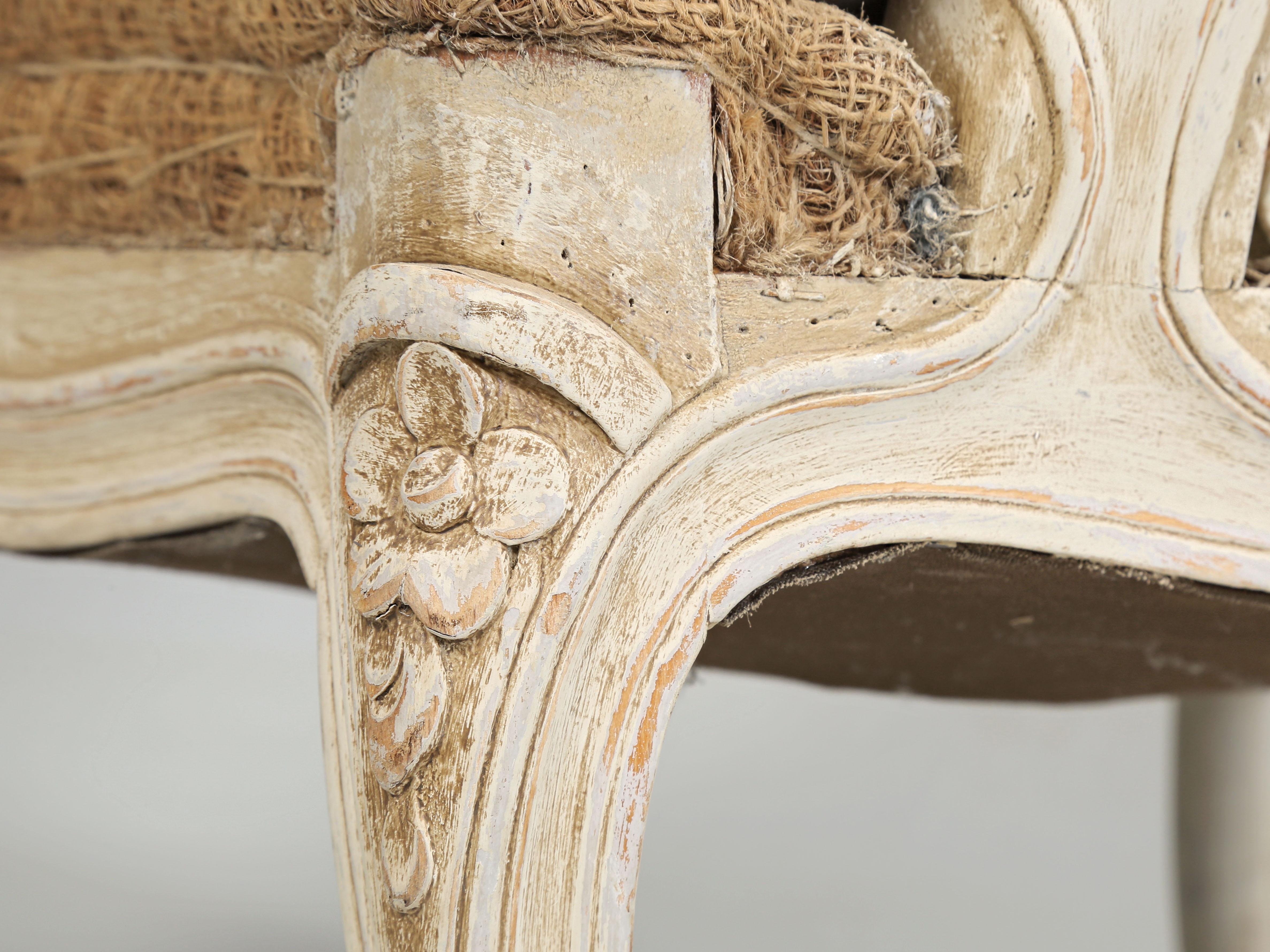 Antikes Paar schwedischer Gustavianischer Bergère Stühle in alter Farbe unrestauriert um 1900 im Angebot 7