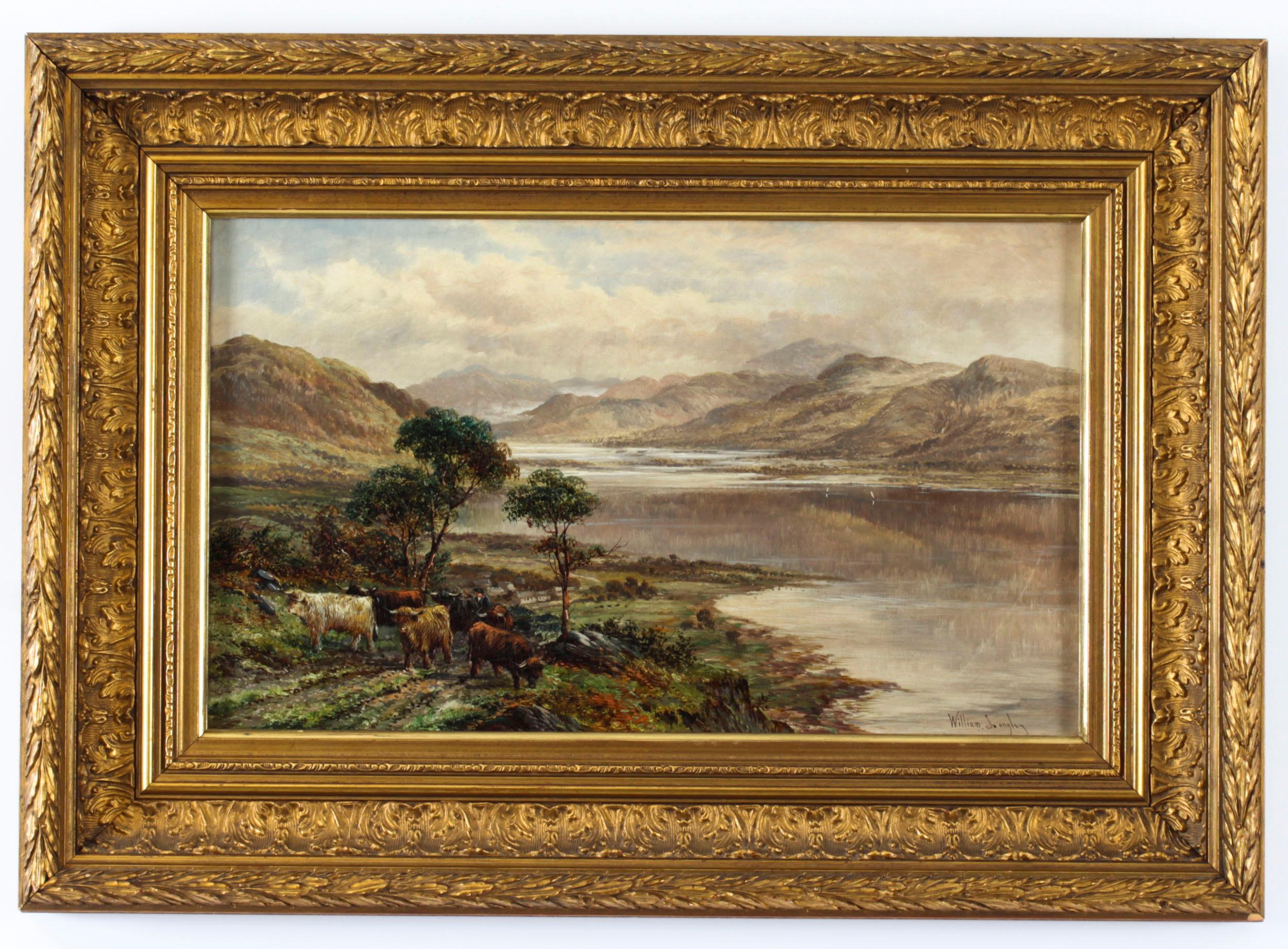 This is a beautiful English pair of antique oil on canvas paintings of 