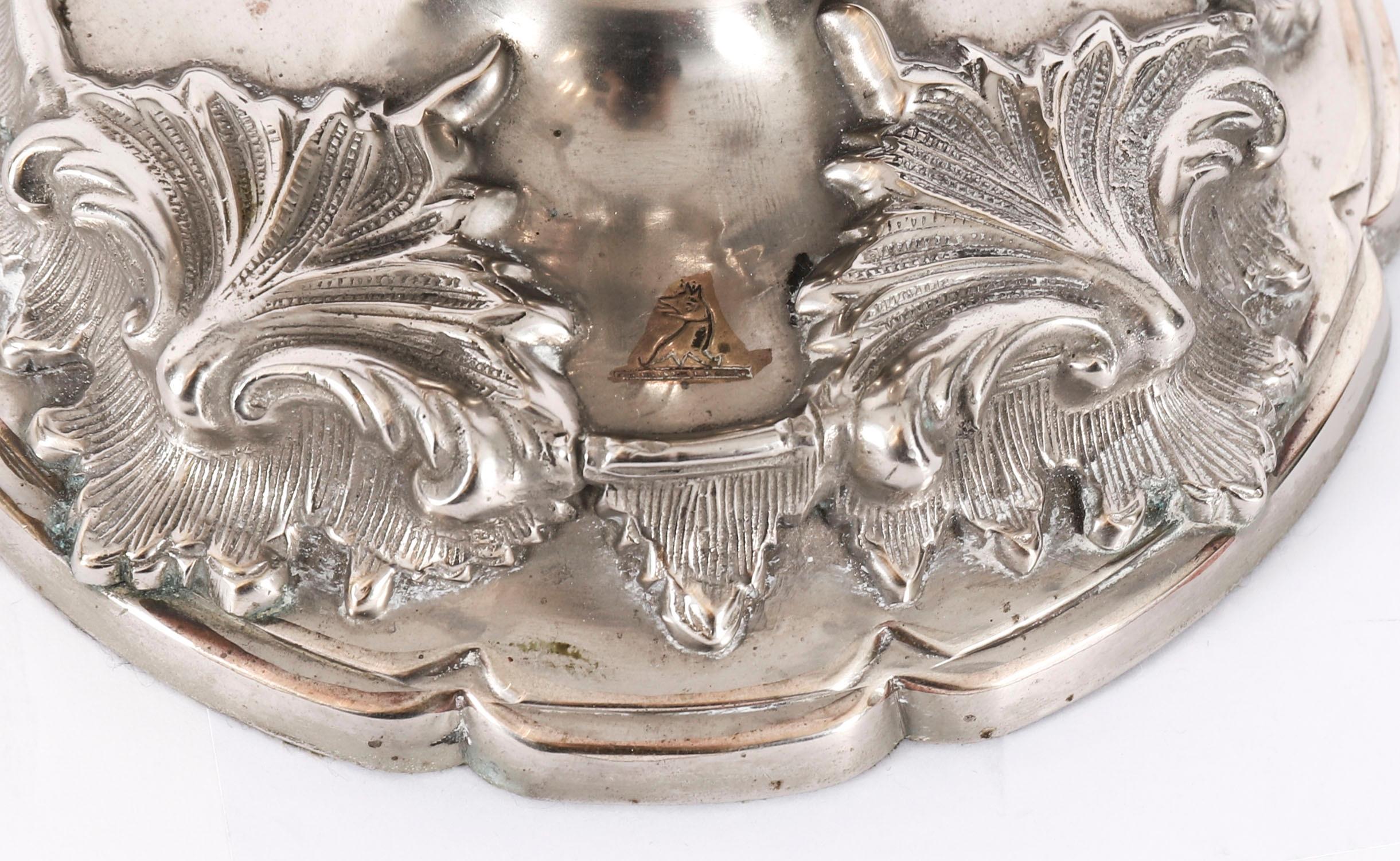 Coppia di candelabri antichi Regency Old Sheffield C1820 XIX secolo in vendita 13