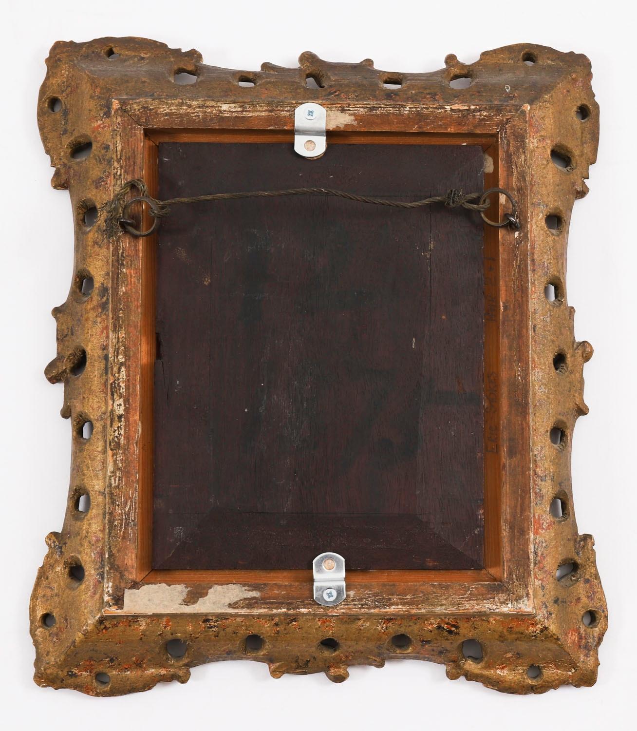 Antique Pair Self Portraits Rubens & Titian Florentine Frames 19th Century For Sale 5