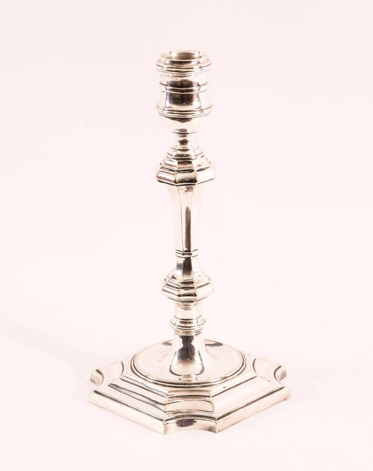 Antique Pair Silver Plated Candlesticks By Elkinton & Co 20th Century In Good Condition For Sale In London, GB