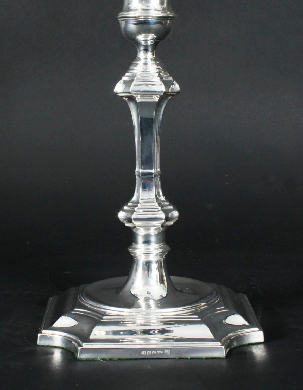 Antique Pair Victorian 5 Light Candelabra Hawksworth, Eyre & Co 19th Century 1