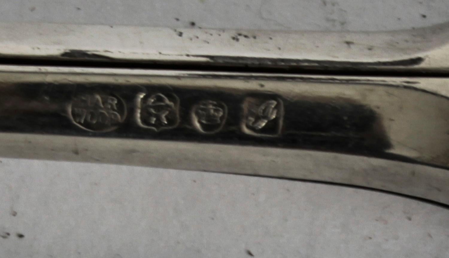 Antique Pair Victorian Silver Plated Grape Scissors, 19th C 2