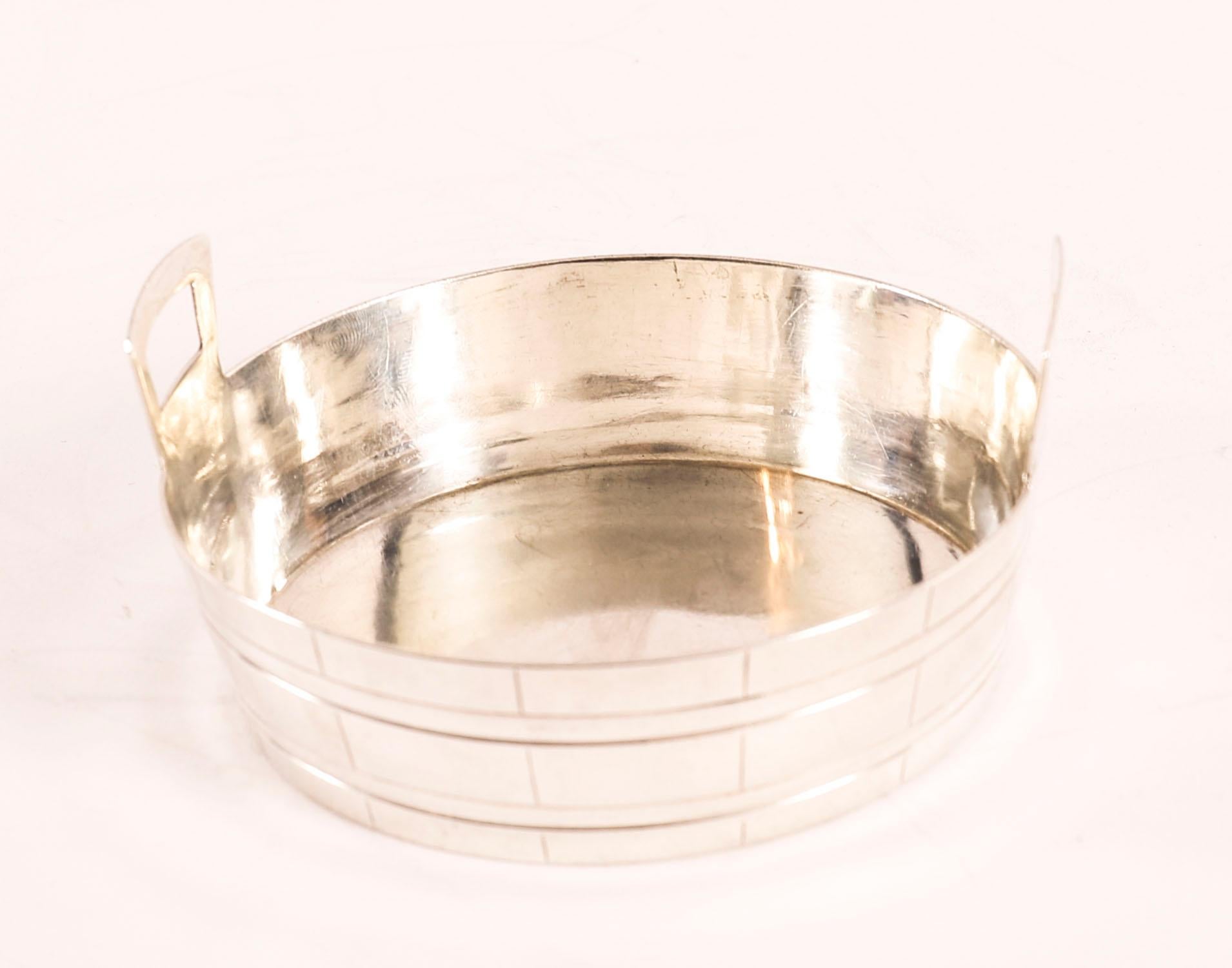 Antique Pair Victorian Sterling Silver Butter Dishes Dated 19th Century in vendita 4