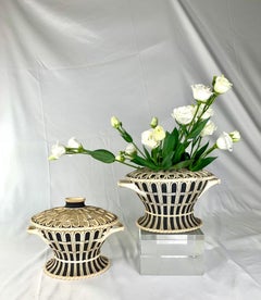 Antique Pair Wedgwood Flower Holder Bouquetières Late 18th Century England