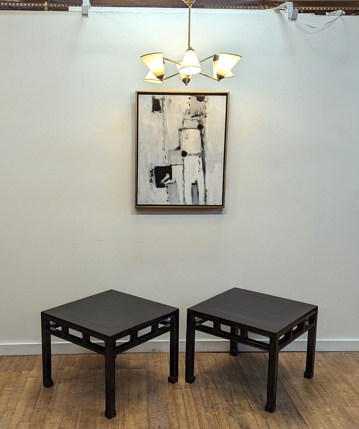 Antique Paired Chinese Side Tables  For Sale 4