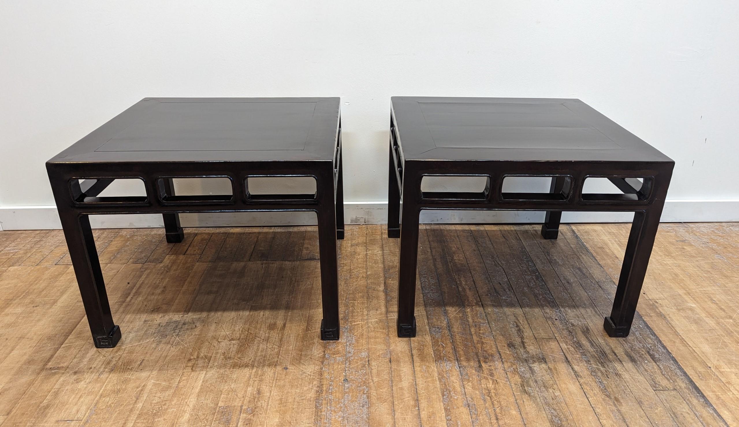 Antique Paired Chinese Side Tables  For Sale 5