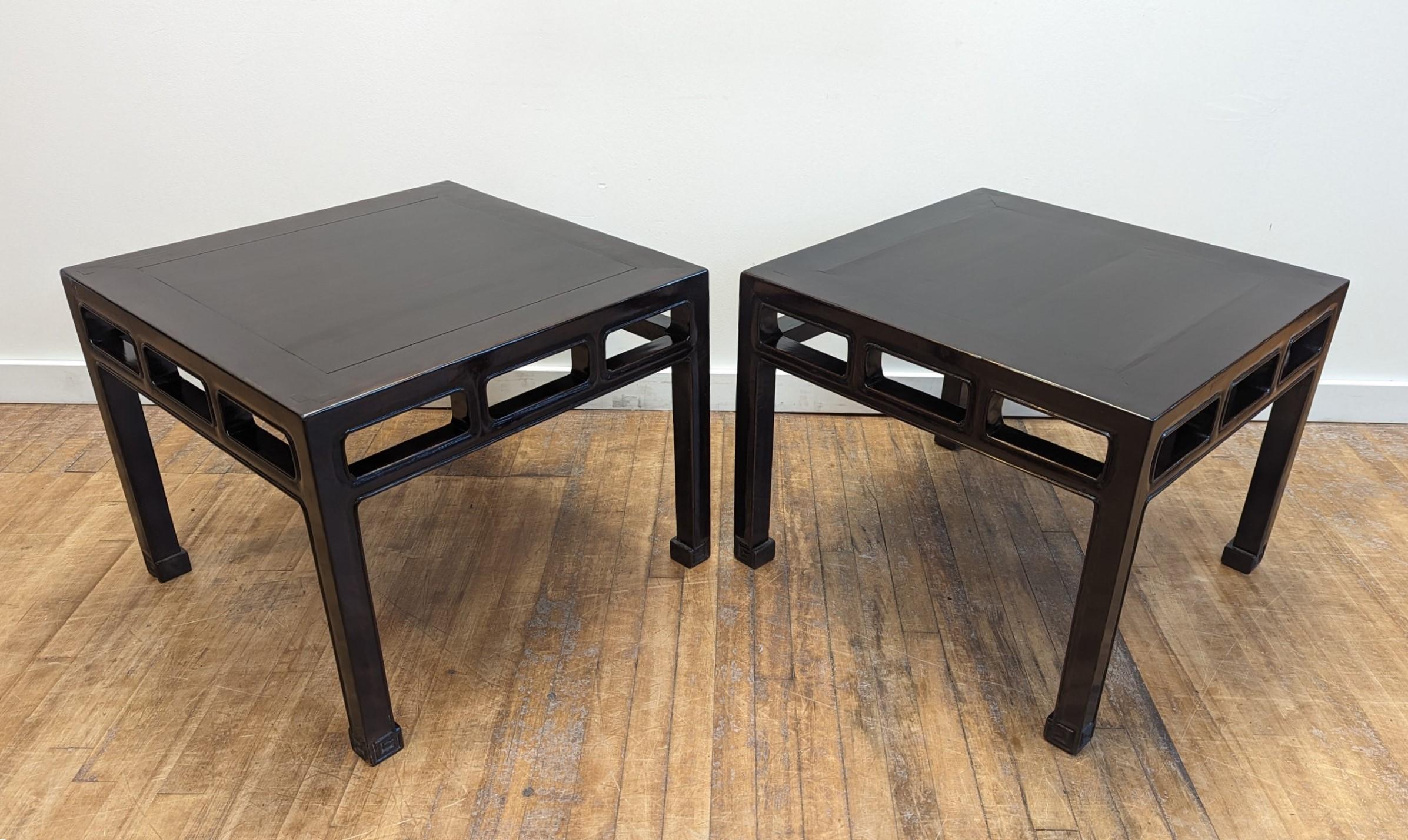 Antique Paired Chinese Side Tables  For Sale 6