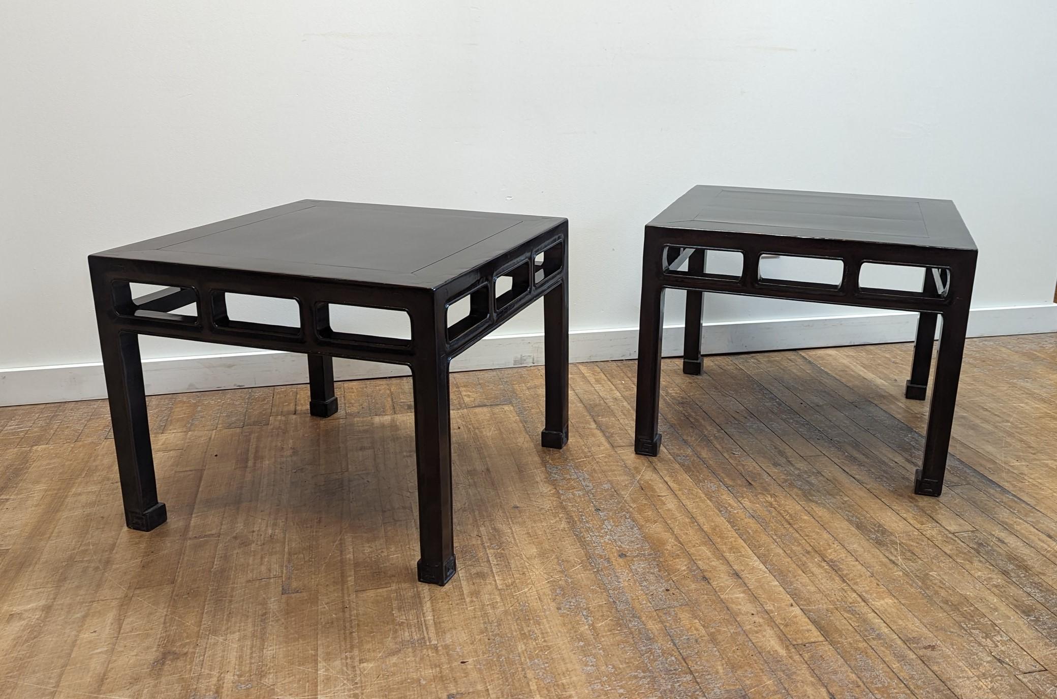 Antique Paired Chinese Side Tables  For Sale 8