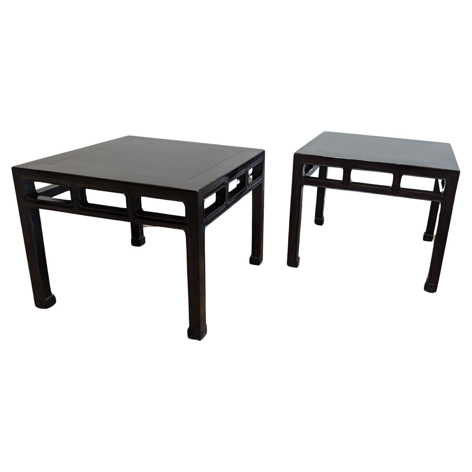 Antique Paired Chinese Side Tables  For Sale