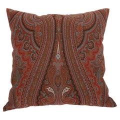 Antique Paisley Shawl Pillow, 19th C.