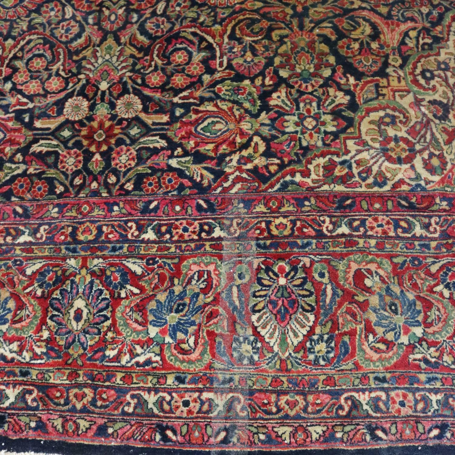 20th Century Antique Palace Size Hand-Knotted Wool Sarouk Persian Carpet, circa 1930