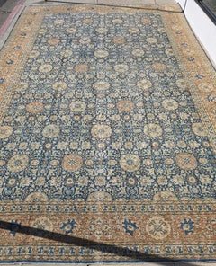 Antique Palace size Persian Tabriz Rug 12.8x19.2