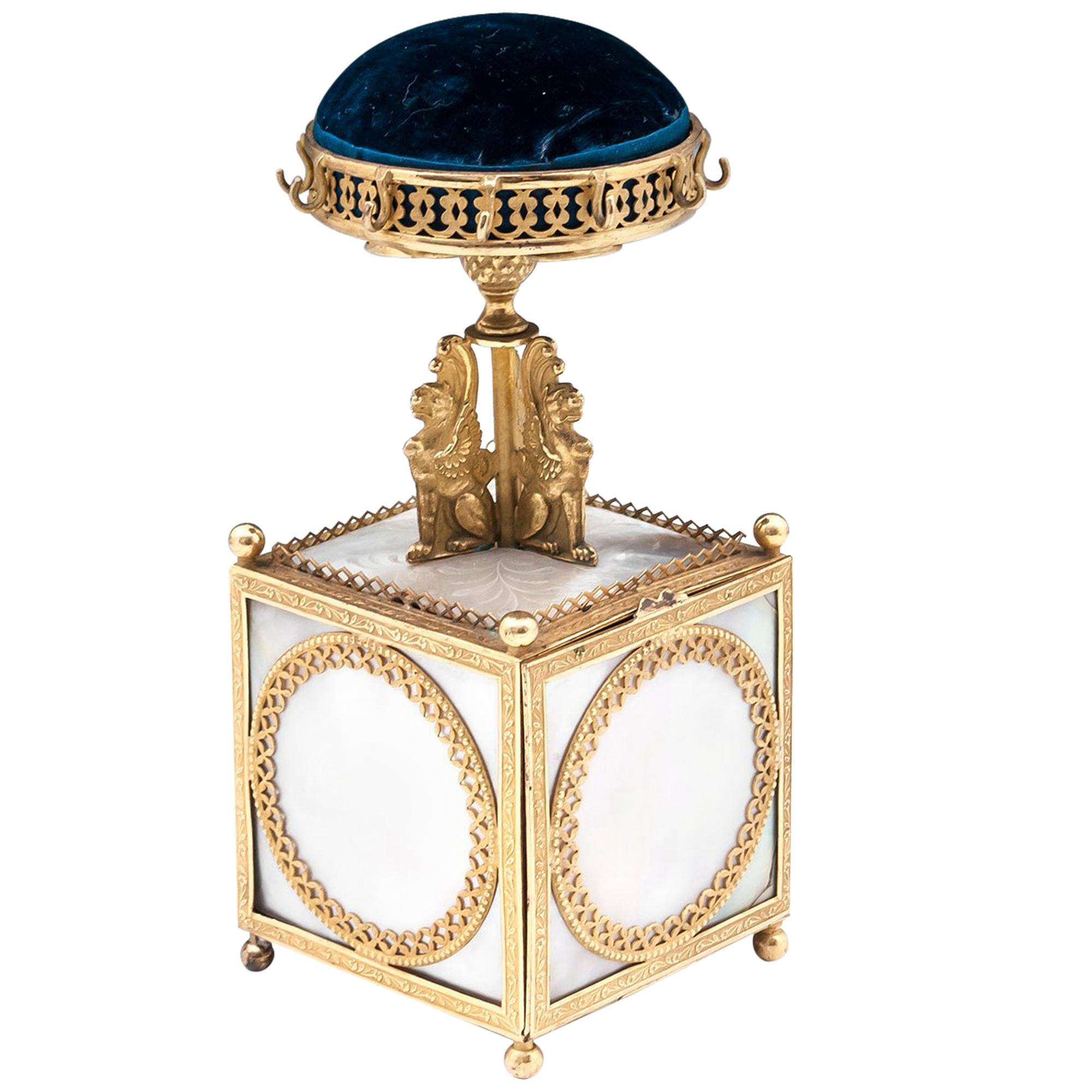 Antique Palais Royal Jewelry Holder For Sale