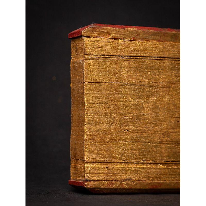 Antique Palm Leave Manuscript Book from Burma 3