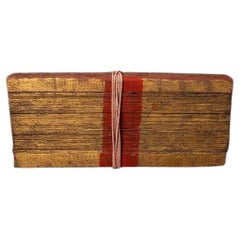 Antique Palm Leave Manuscript Book from Burma