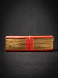 Antique Palm Leave Manuscript book - Parabaik book from Burma