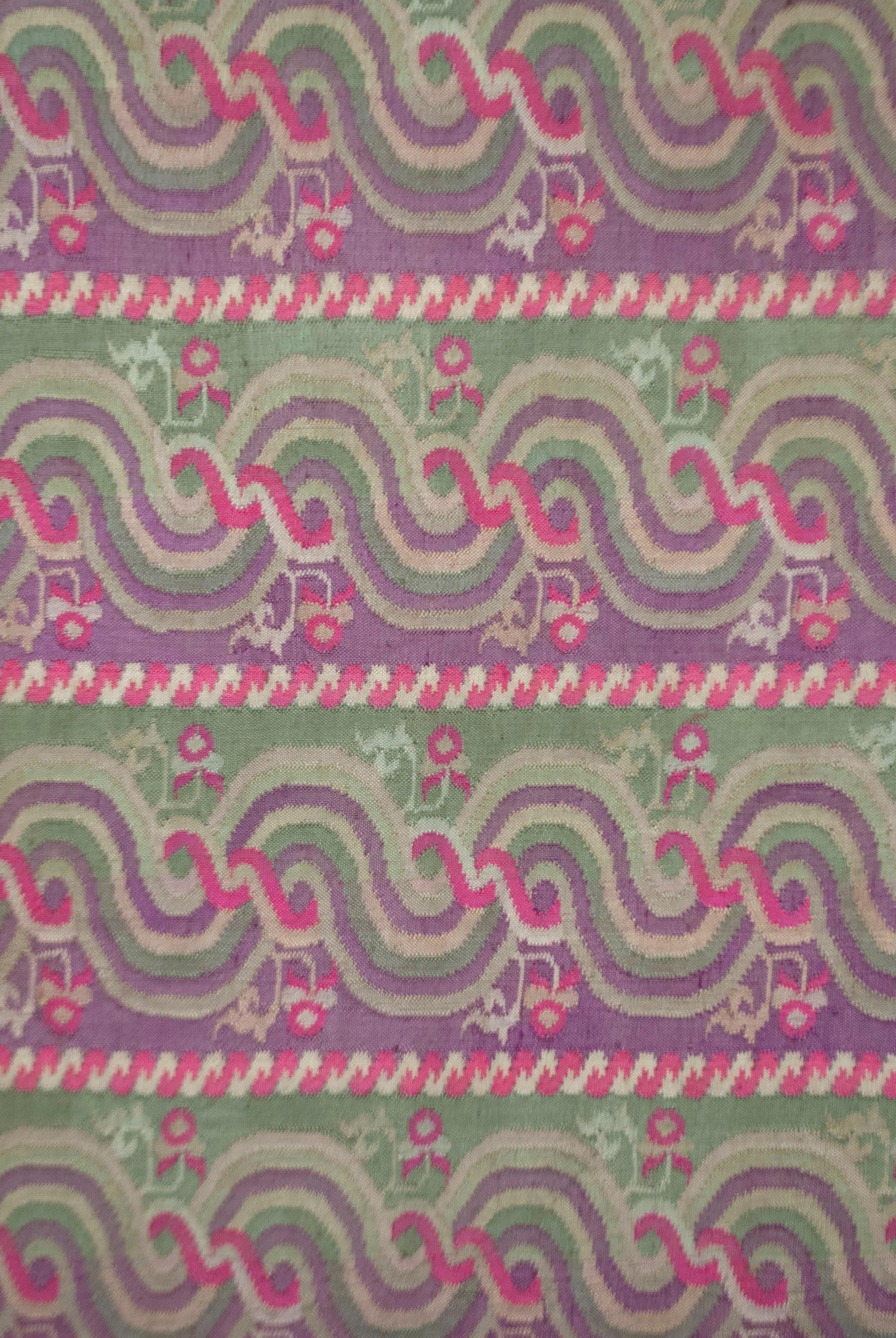 Tribal Antique Panel from Young Girl’s Skirt, Myanmar (Burma) For Sale