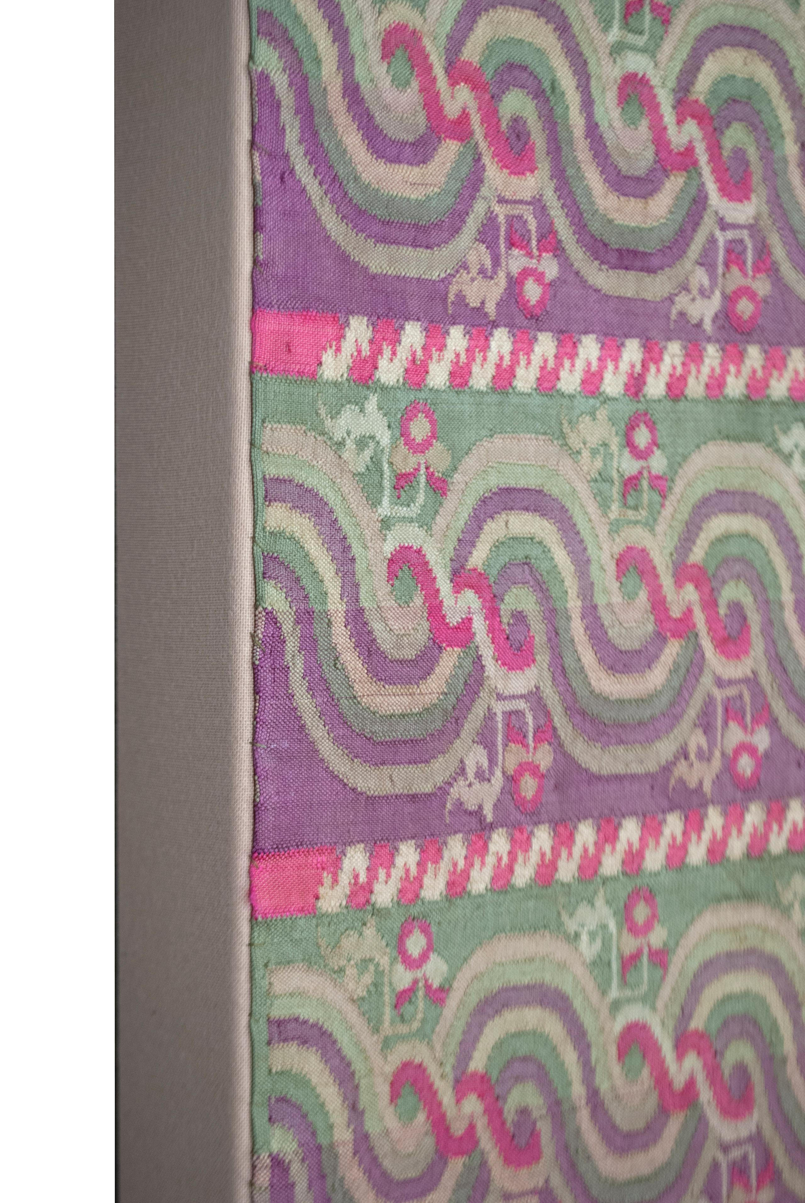 Burmese Antique Panel from Young Girl’s Skirt, Myanmar (Burma) For Sale