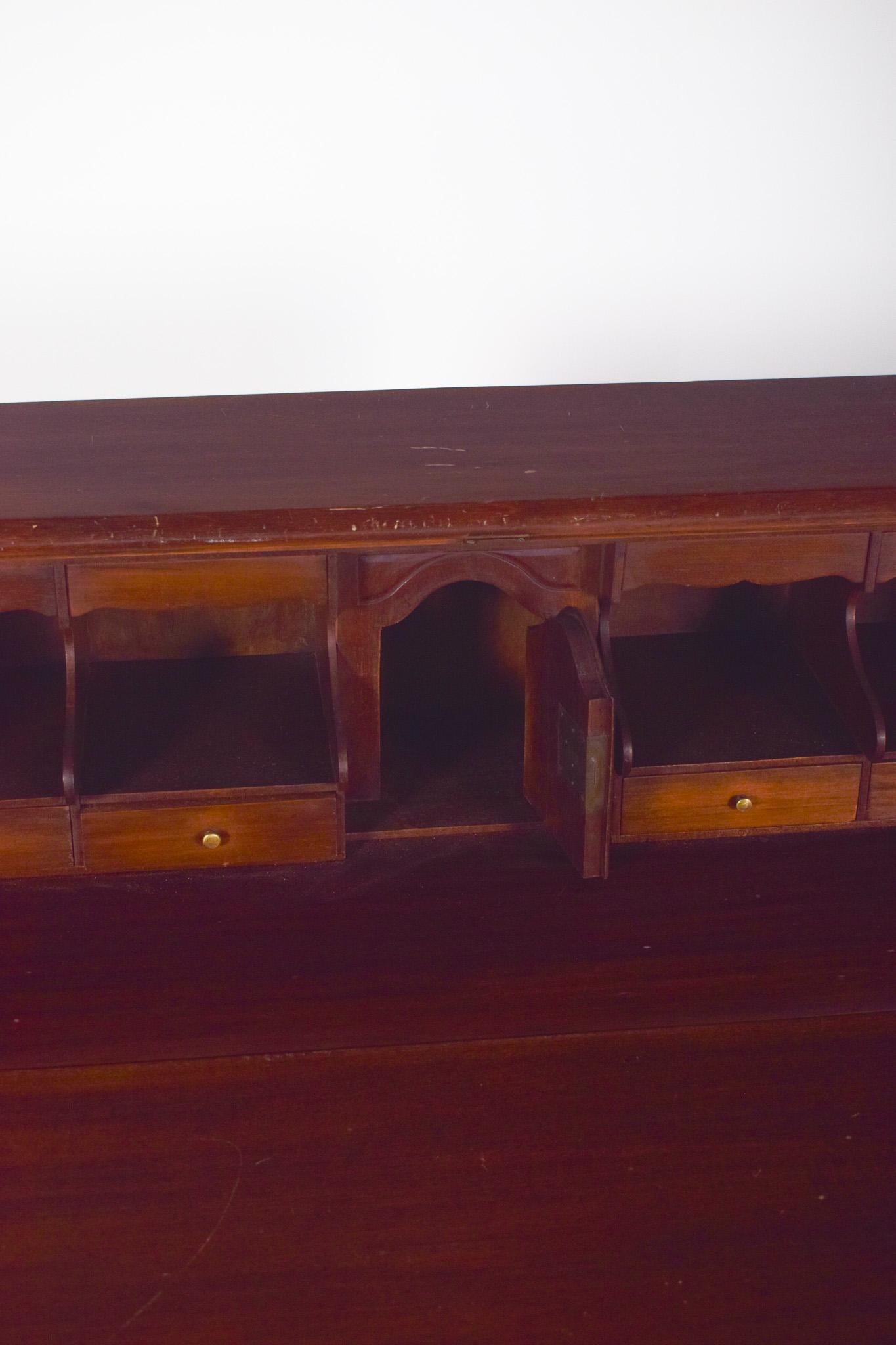 Commode en papier ancienne en acajou en vente 3